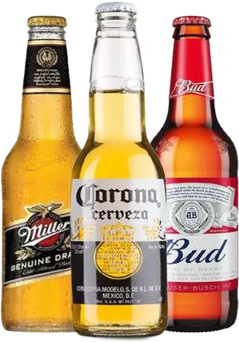 Miller · Corona · Bud (50 cl)